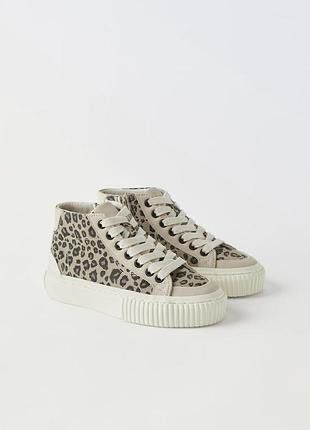 Zara кеди кросівки Хайтопи
