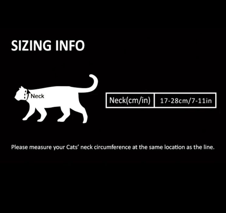 Ошейник с поводком для котов truelove