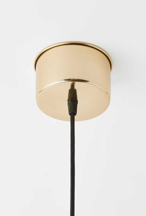 Mała wisząca lampa kula złota Pendant H&M Home