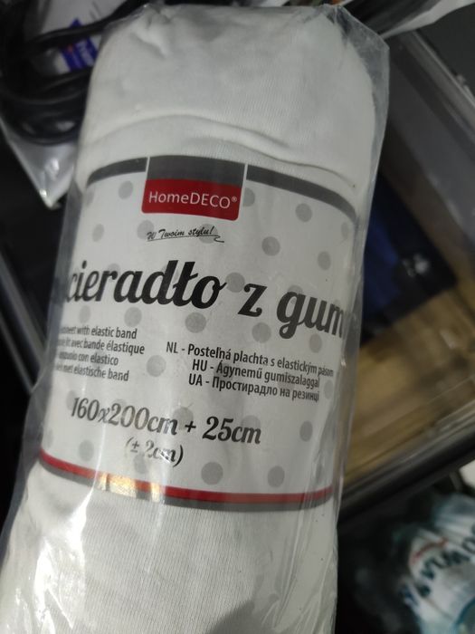 Przescieradlo z gomka