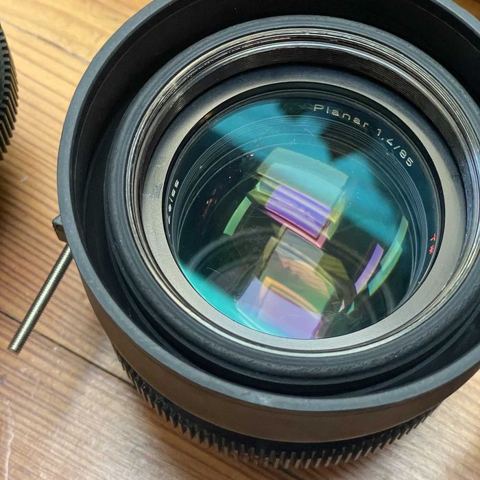 Carl Zeiss Contax C/Y – кіно-сет 5 об'єктивів, EF + Sony E, фільтри