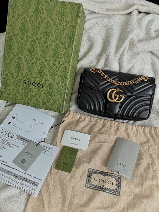 Torebka Gucci Marmont z dowodem zakupu vitkac 100٪ oryginalna
