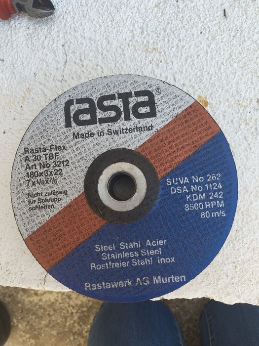 Discos de desbaste de metal