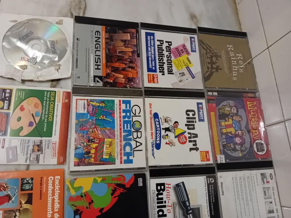 Conjunto de 20 Cds Rom/Pc Diversos