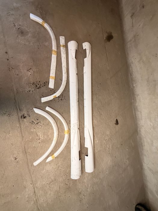 Nakladki progow i poszerzenia nadkoli laminat, mercede vito w638