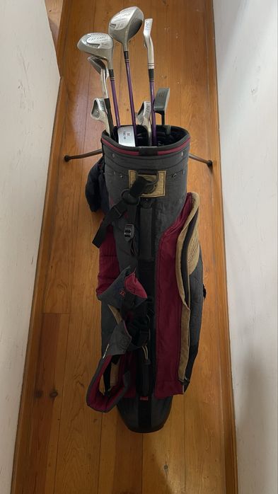 Kit de Golfe Ideal para Iniciantes - Set Completo com Saco