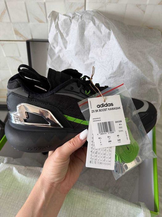 Кросівки Adidas ZX 5K BOOST Kawasaki x Ninja (Кавасакі)