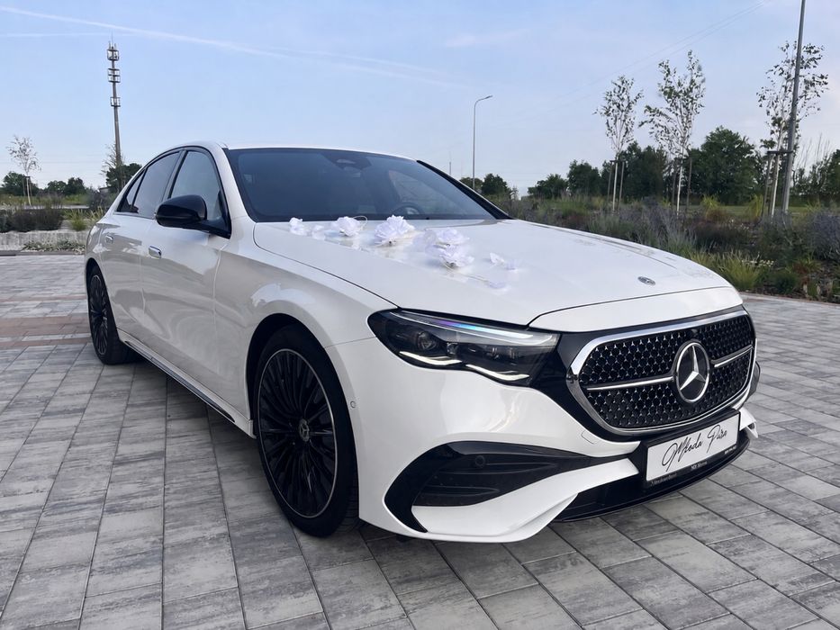 Wesele z klasą! Auto do ślubu Mercedes Benz E AMG 2026r!