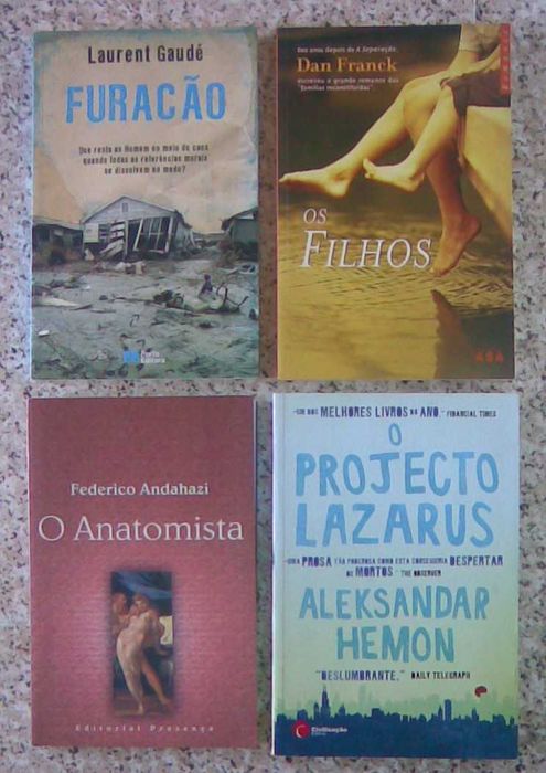 Livros - ficção - vários géneros