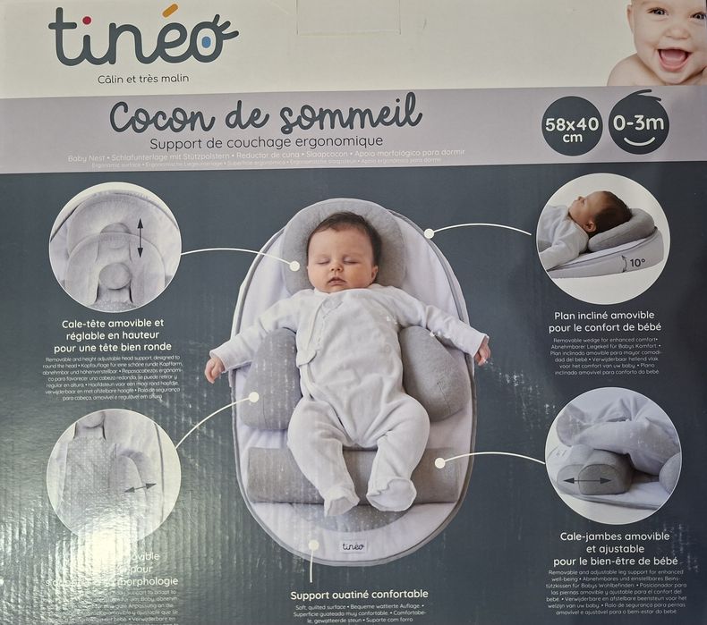 Apoio morfológico para dormir de bebé