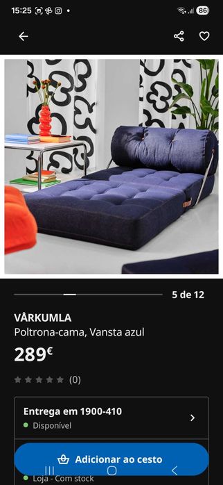 Sofá cama individual