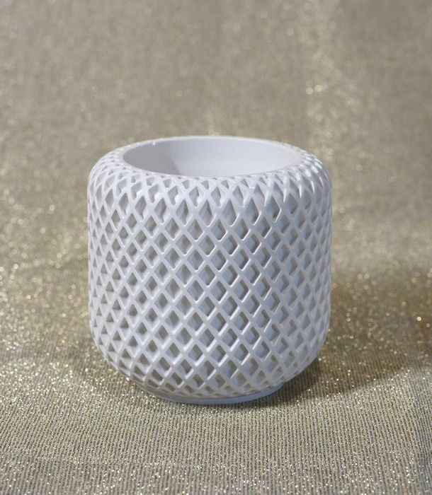 Vaso decorativo texturado
