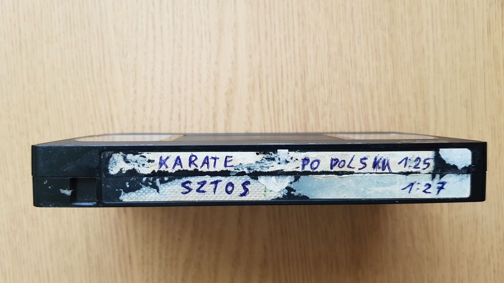 "Karate po polsku", "Sztos" na kasecie VHS