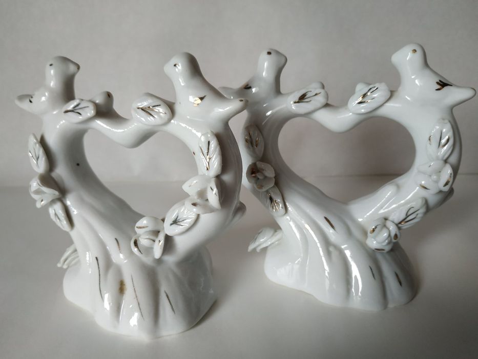 Сердечки с голубями, декор