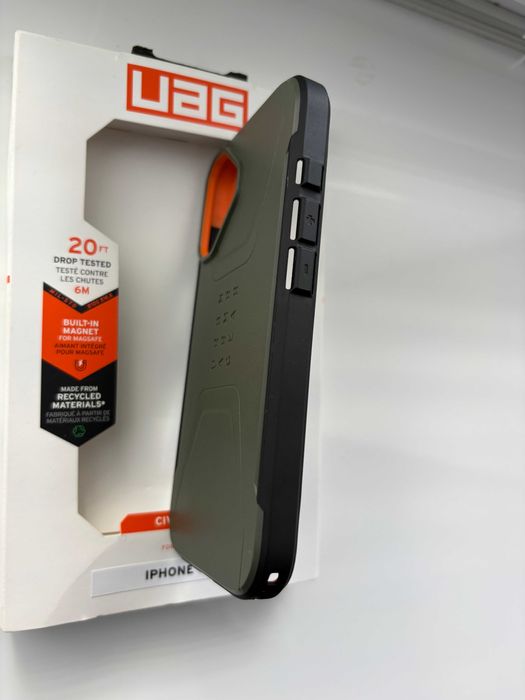 Чехол для смартфона UAG for iPhone 16, Civilian Magsafe, Olive Drab