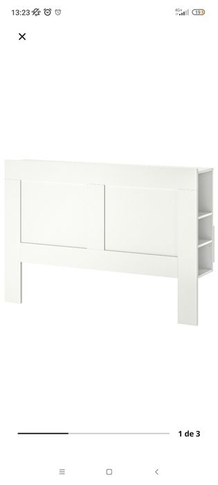 Cómoda 4 gavetas + Cabeceira cama IKEA BRIMNES
