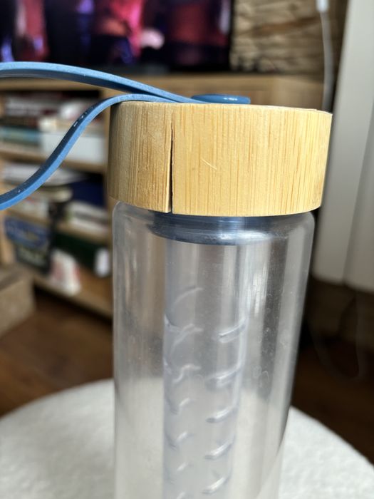 Bidon na wodę, napoje z pojemnikiem na owoce, 900 ml