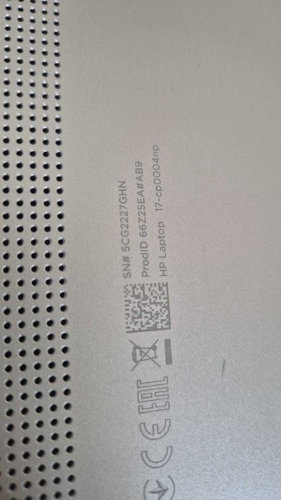 Portatil Notebook HP 17