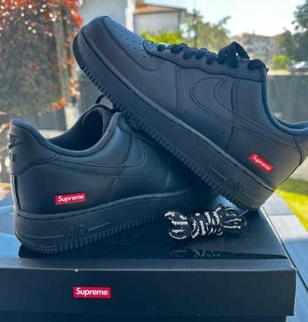 Nike Air Force 1 Low Supreme Black r.40