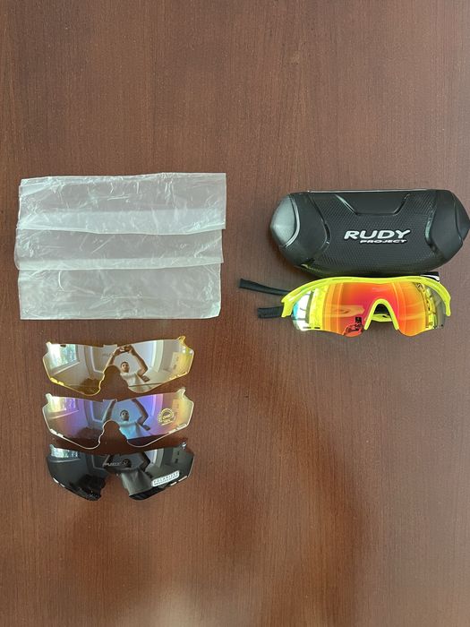 óculos Rudy Project Tralyx Fluo + Kit Lentes (ciclismo/corrida/hiking)