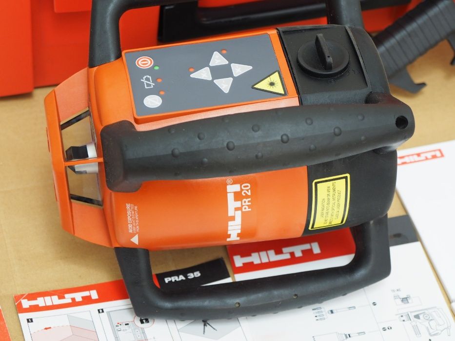 Niwelator budowlany HILTI PR 20 laser spadki X Y PR 2,30,300 PRI 36,26