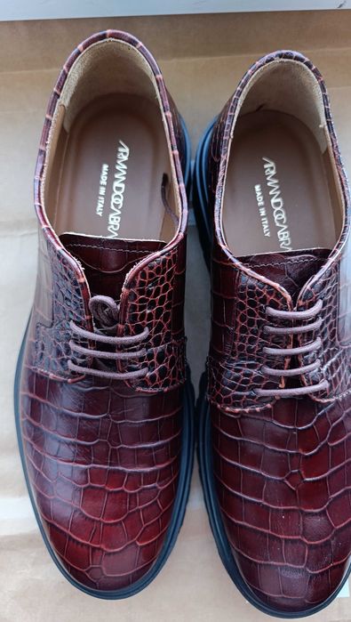Нові Статусні Преміум туфлі Armando Cabral Made in Italy.Р-ри 42.43.