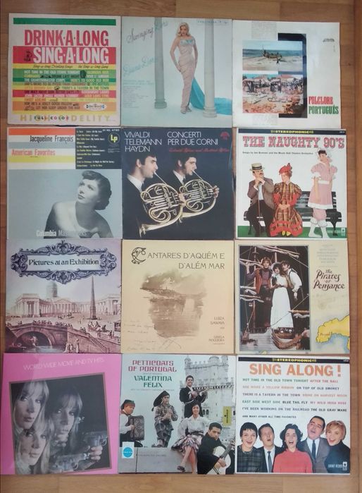 12 LPs de  vinil