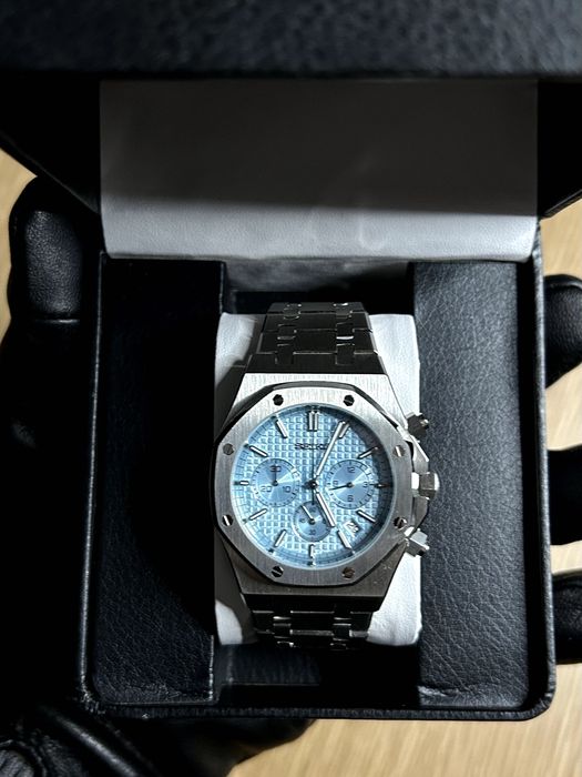 Seiko Mod Royal Oak Tiffany Blue