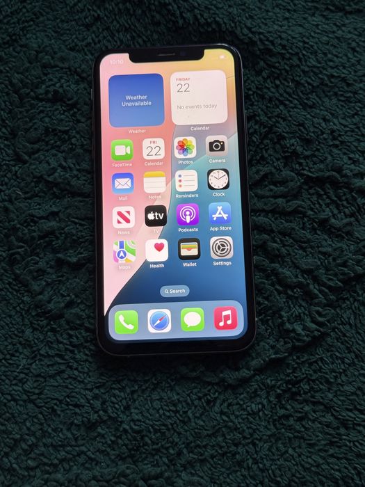 Iphone xs 64gb silver 91% bat