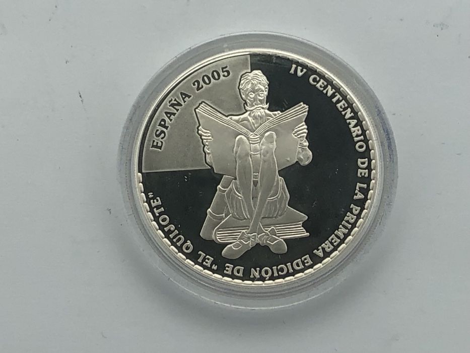 срібна пам’ятна монета 10 євро «Дон Кіхот» Іспанія, 2005 р.