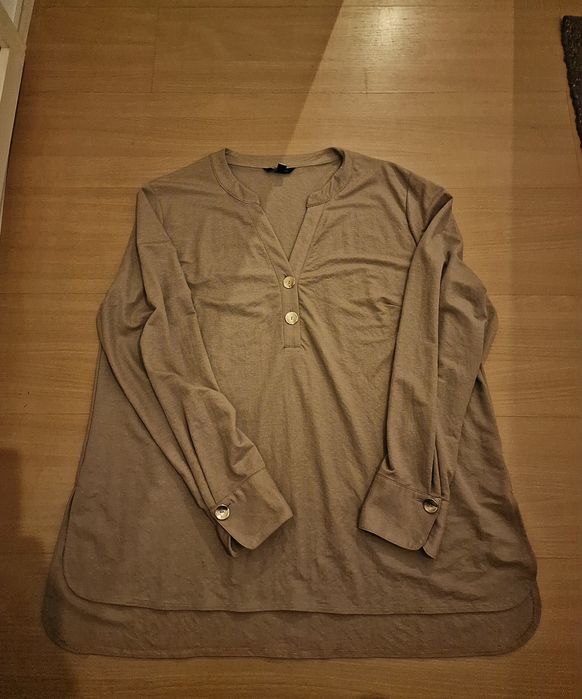 Khaki Blouse, Size XL, by Cortefiel