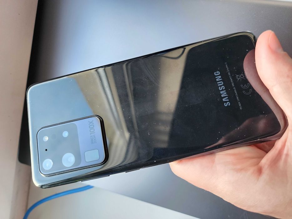 Samsung Galaxy S20 ULTRA 5G SM-G988U1 Black Duos Snapdragon 5000mAh