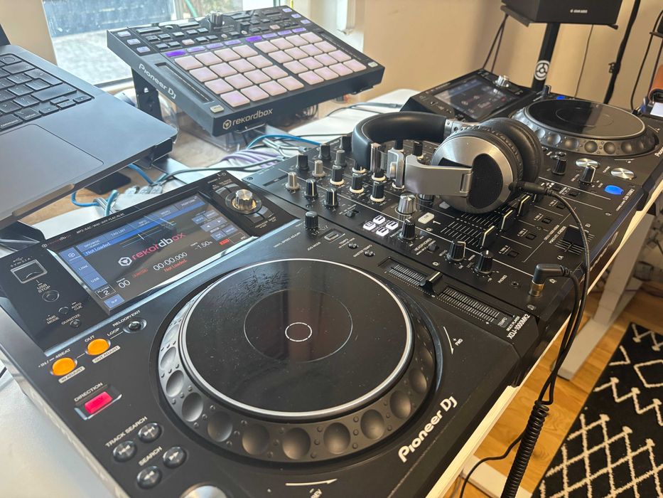 Setup Klubowy DJ Pioneer: 2x XDJ-1000MK2 + DJM-750MK2 + DDJ-XP1