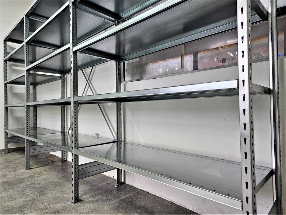 Regał Magazynowy 50x200x400cm/15p Metalowy Ocynkowany Półkowy Garażowy