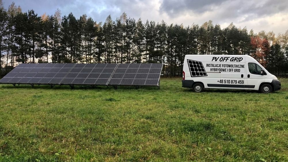 Instalacja fotowoltaiczna Magazyn Energii OffGrid BEZ ZALICZEK+Domek