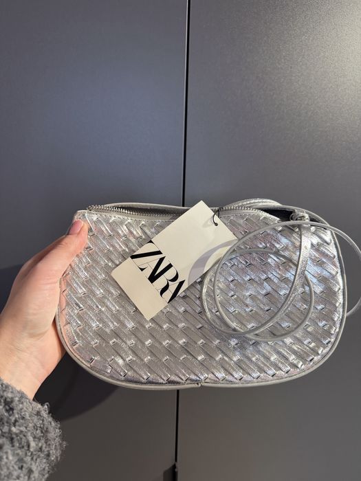 Сумка нова Zara , срібляста