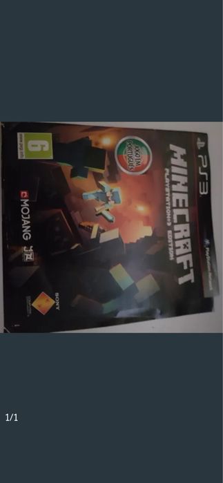 Prospeto caixa jogo Ps3 Minecraft