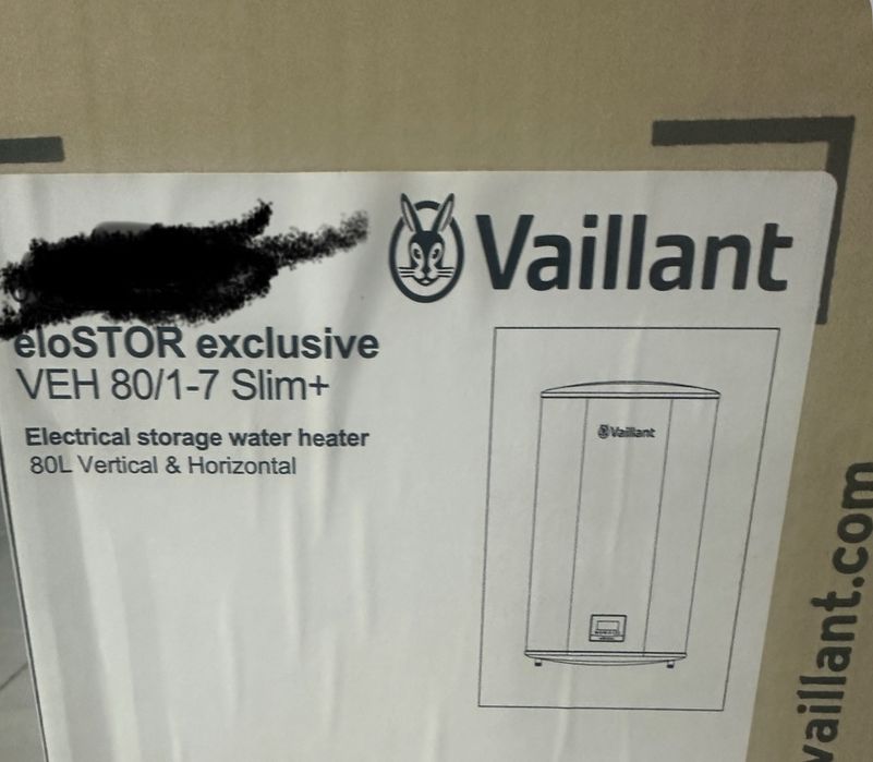 Termoacunulador 80 litros - Vaillant Slim - Novo a estrear