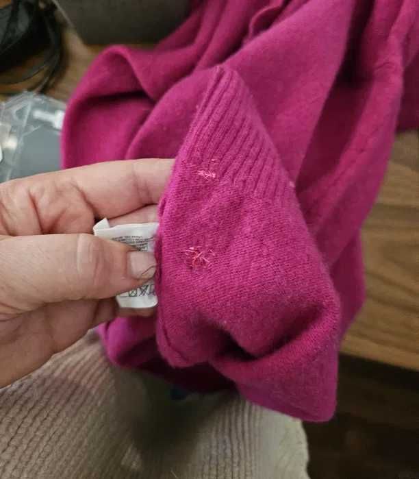 Camisola Pullover decote em V cashemira