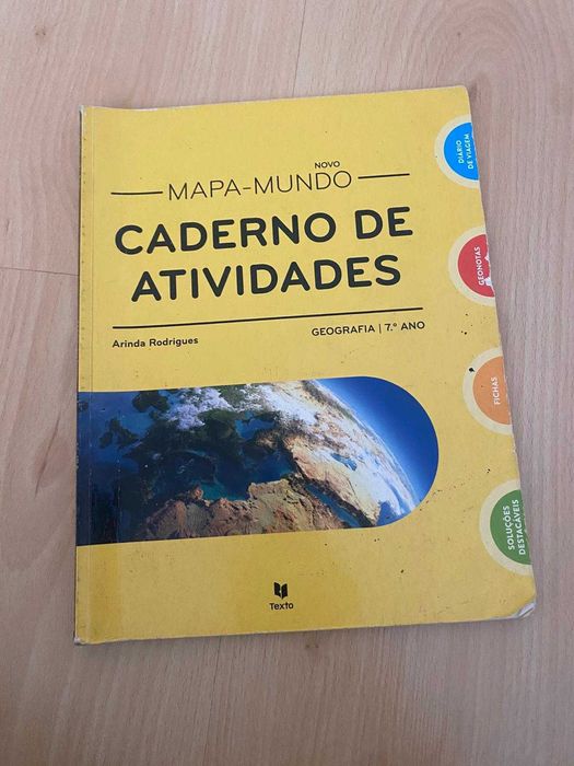 Manuais escolares e cadernos de atividades 7ºAno