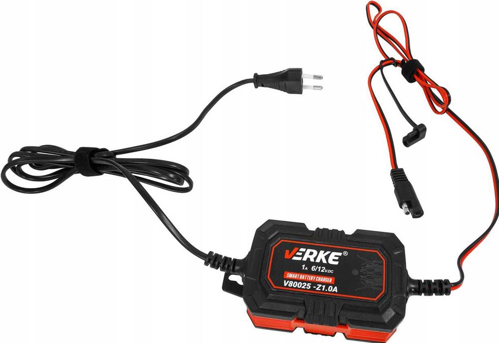 PROSTOWNIK Ładowarka Akumulatora 6V/12V 1A ŻEL AGM VERKE