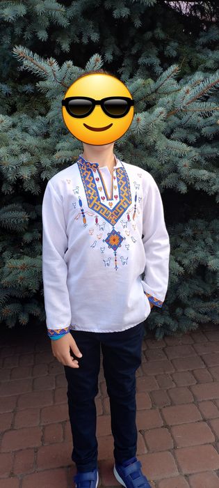 Вишиванка  Мережка Merezhka 10 років 140 см чіноси брюки Next