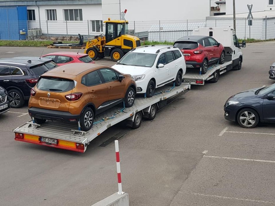 Transport Samochodów Aut Niemcy Belgia Holandia Autotransporter