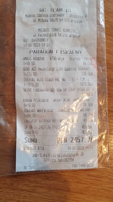 Traxxas 4x4 VXL Slash. Niższa Cena!