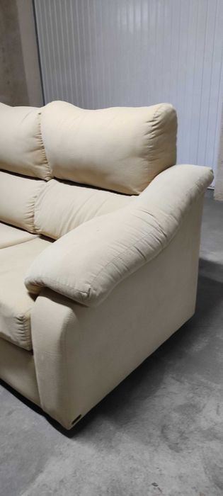 Conjunto Sofá 3 lug. + Poltrona + Puff (Confortável / Oportunidade)