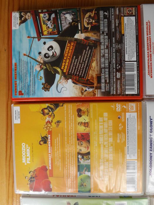 DreamWorks bajki, Panda, shrek, obcy, majtas dvd film