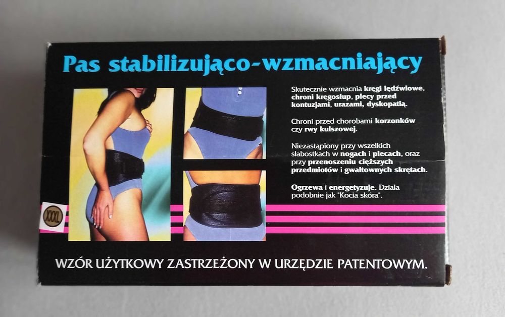 Pas stabilizująco-wzmacniający. NOWY rozmiar  S