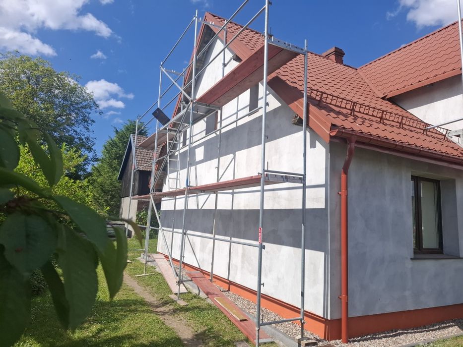 Rusztowanie pod reklamy