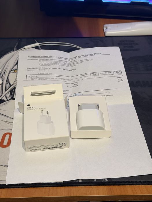 Блок Зарядки Apple usb-c 20w Power Adapter