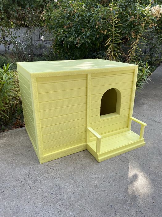 Тепла будка. Вуличний будинок для котів. Будка для собаки